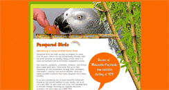 Desktop Screenshot of pamperedbirds.com
